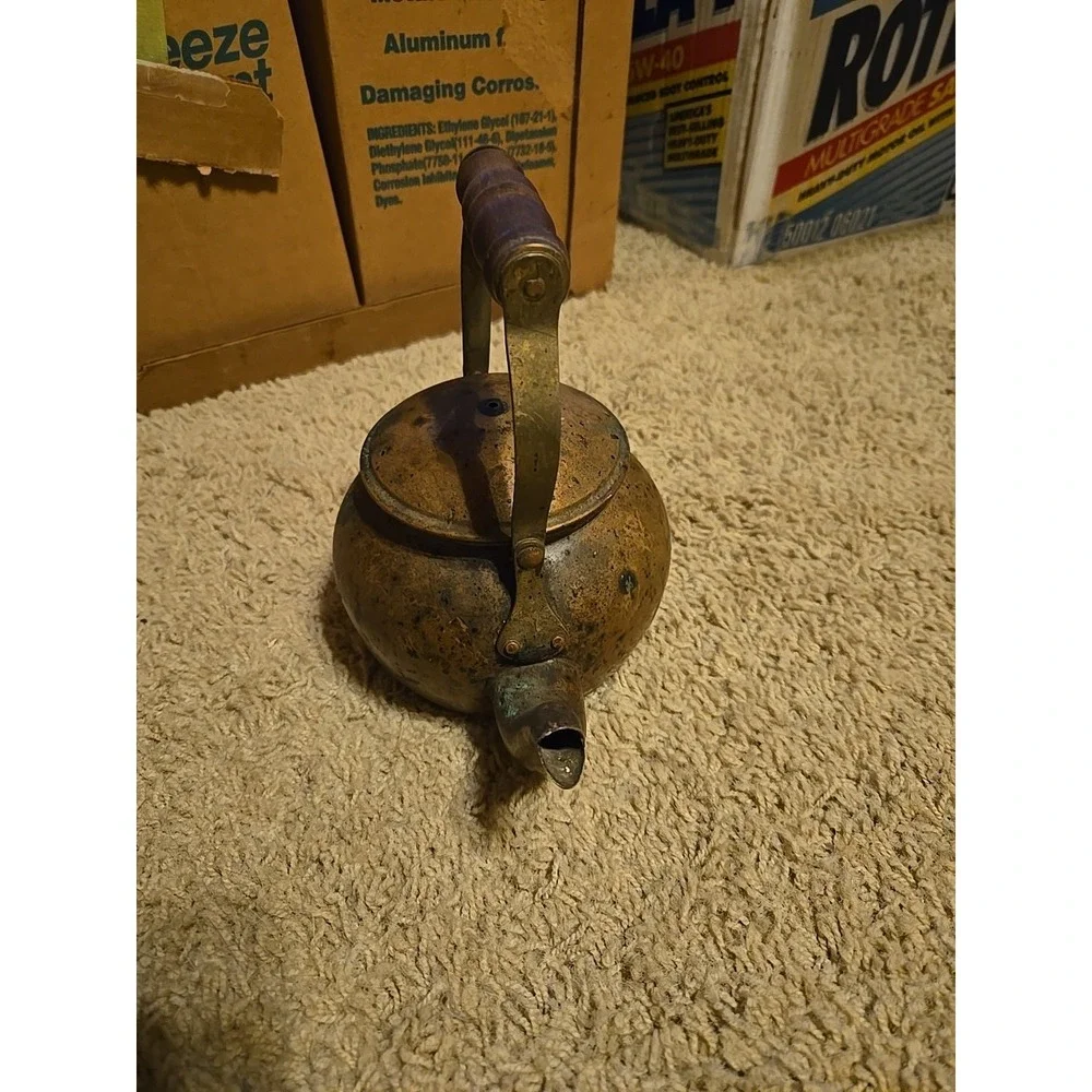 Vintage‎ Copper Tea Kettle